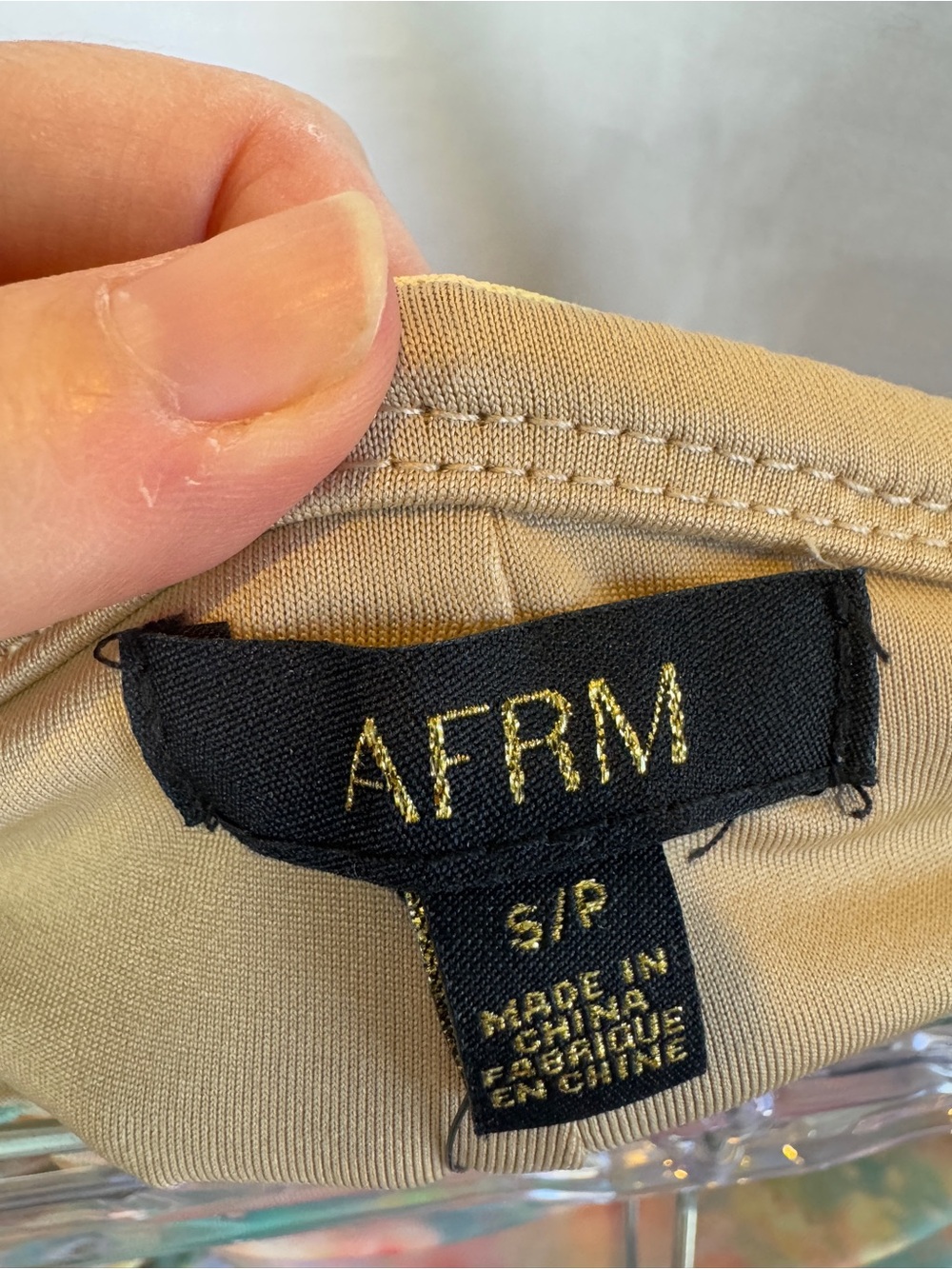AFRM Martina Ruched Mesh Mini Skirt Multi Color - Picture 8 of 15